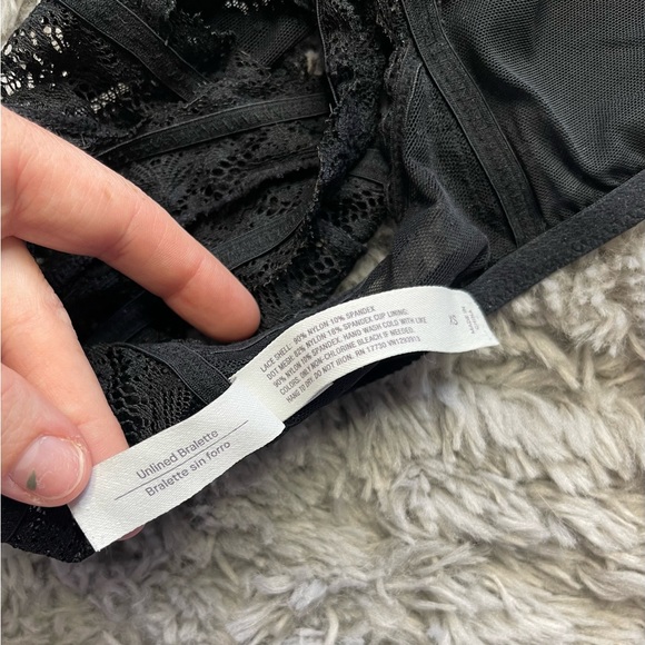 Auden Unlined Lace Bralette Size XS - Picture 3 of 5